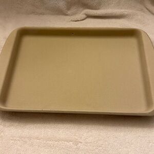 Pampered Chef Stoneware Medium Bar Pan #1449 NIB NEW & Scraper